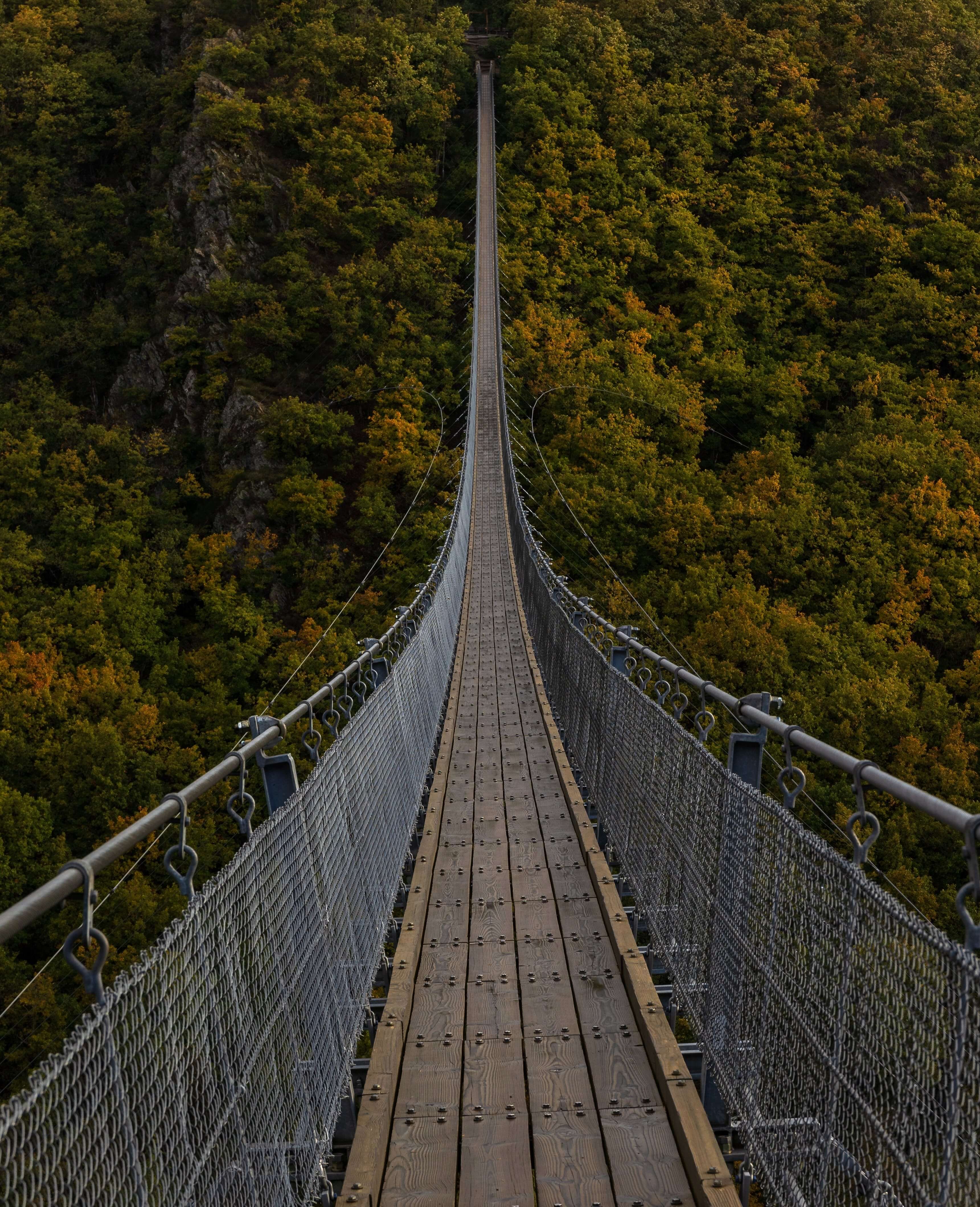 A picture of a long bridge